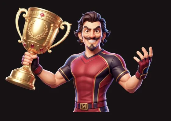 MorosWin sports player holding a trophy
